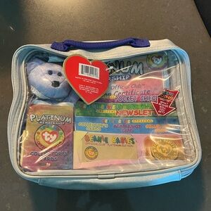 1999 TY Beanie Babies Official Club Membership Kit PLATINUM Edition Complete NEW